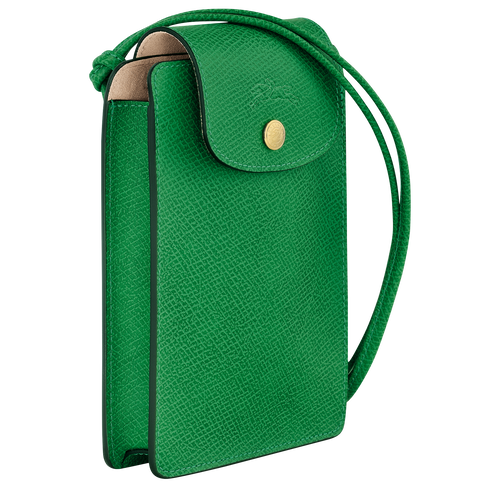 Épure XS Crossbody bag , Green - Leather - View 3 of  4