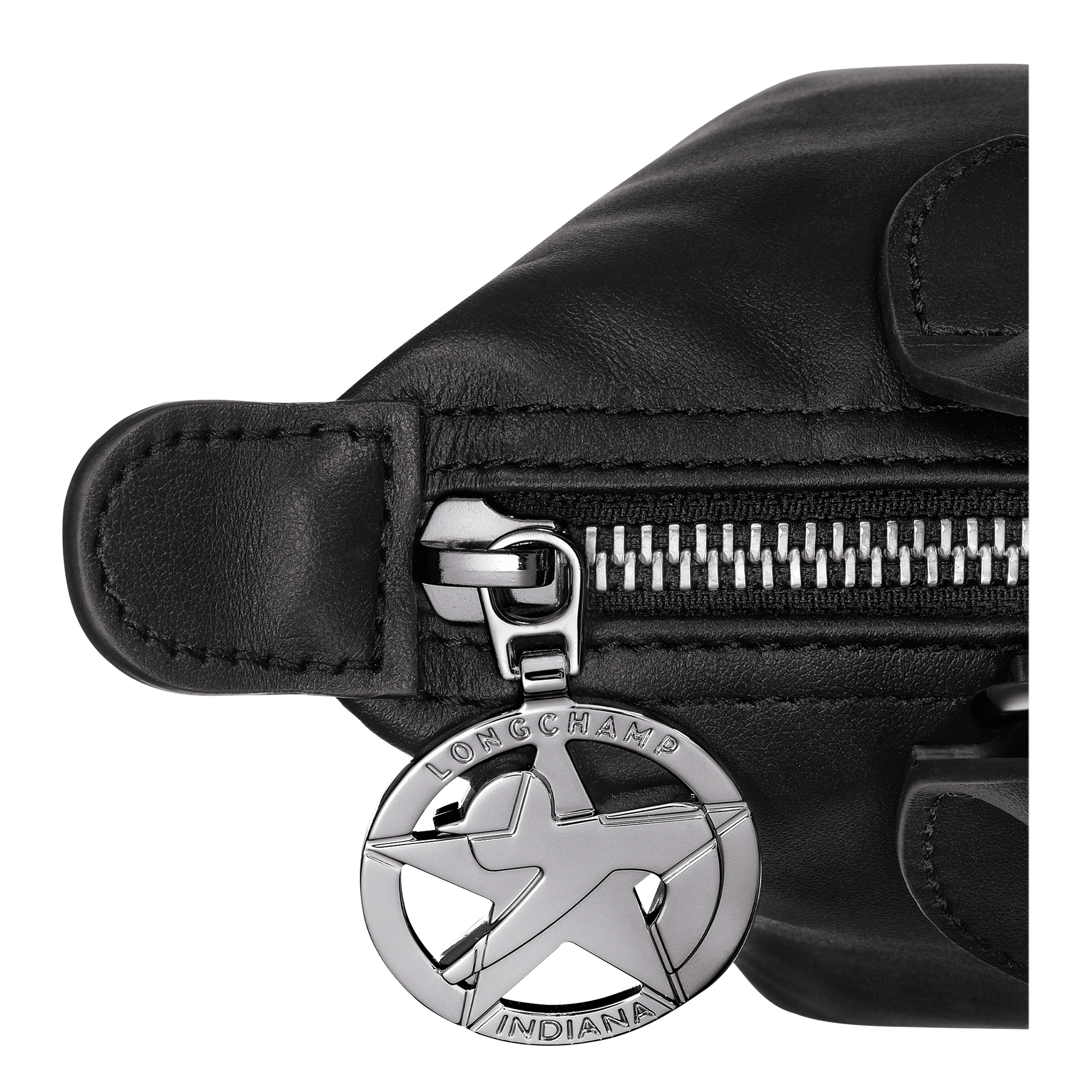 Longchamp x Robert Indiana Sac à main XS, Noir
