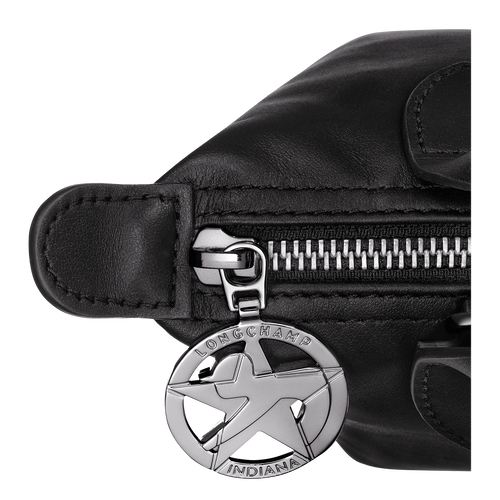 Longchamp x Robert Indiana XS Handbag , Black - Leather - View 5 of 5