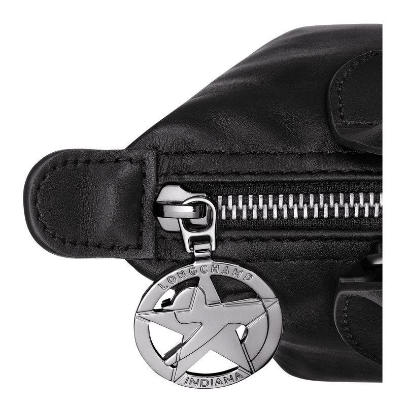 Longchamp x Robert Indiana XS Handbag , Black - Leather  - View 5 of 5