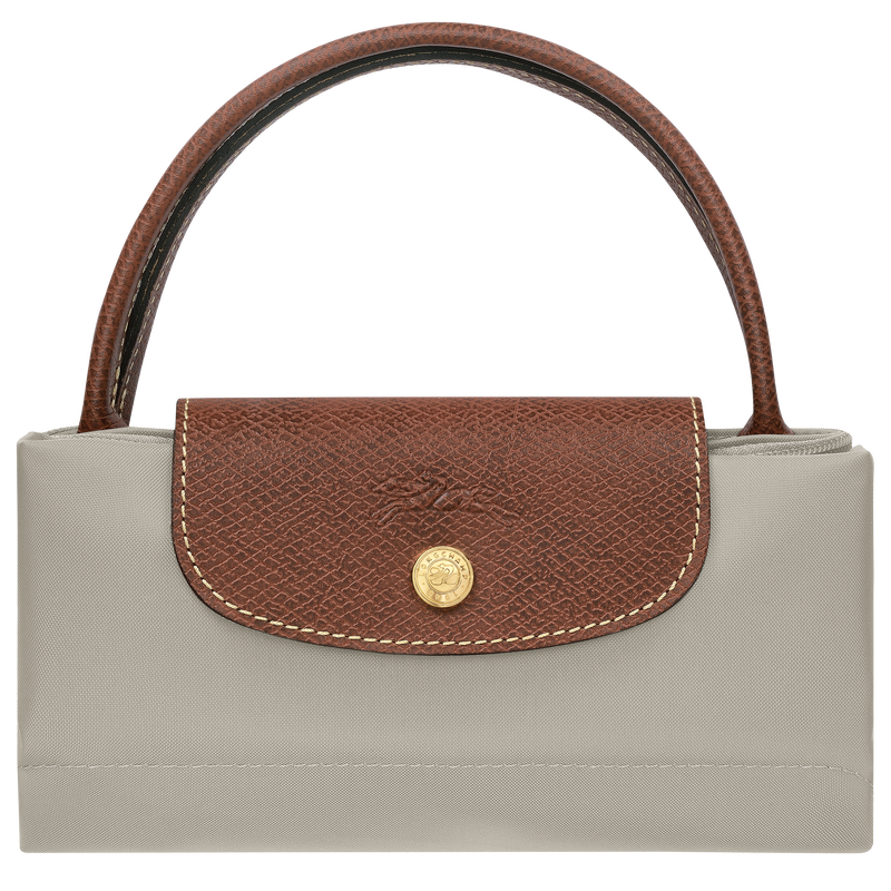 Borsa con manico S Le Pliage Original , Tela riciclata - Grigio Verde  - View 7 of  7