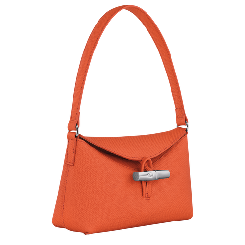 Le Roseau S Hobo bag , Orange - Leather - View 3 of 6