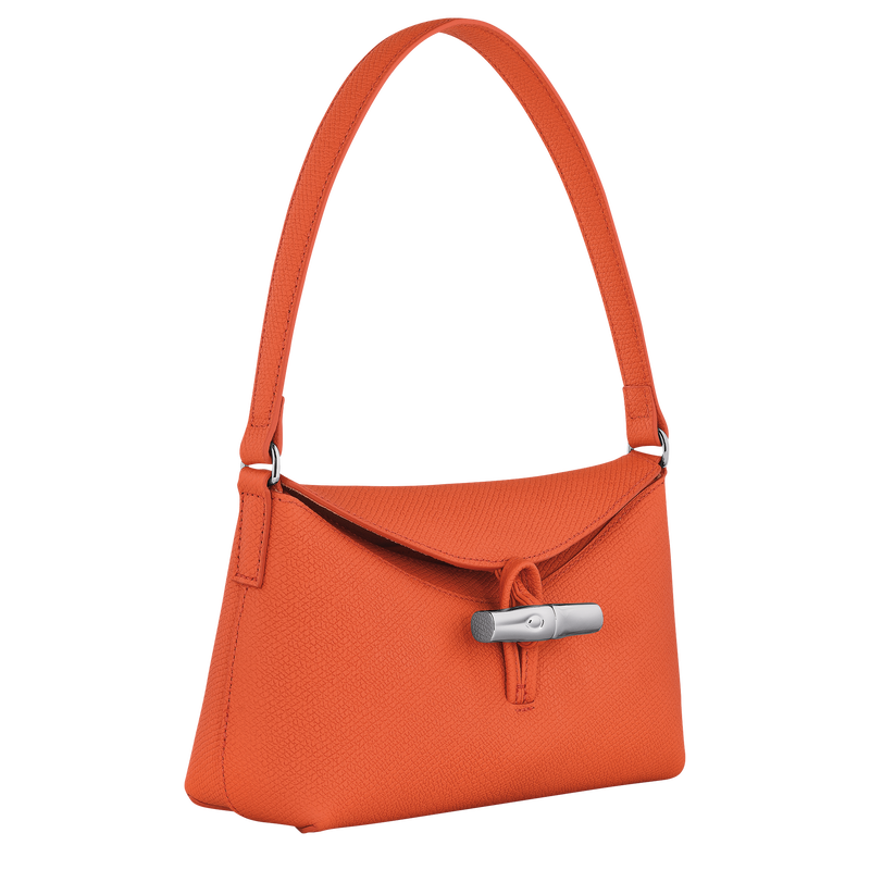 Le Roseau S Hobo bag , Orange - Leather  - View 3 of 6