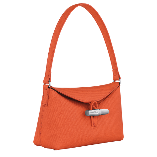 Roseau S Hobo bag , Orange - Leather - View 3 of  6