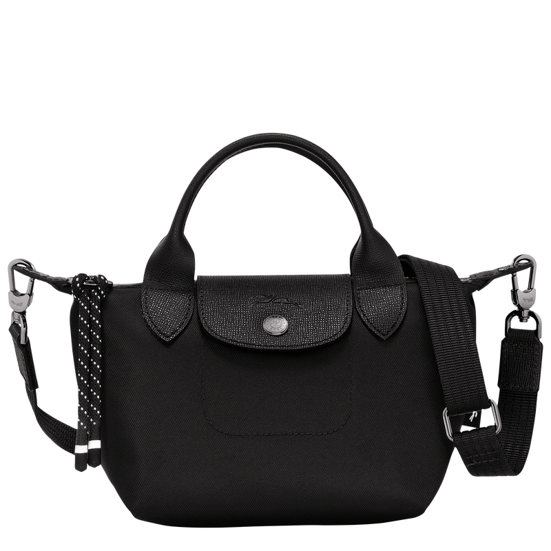 Le Pliage Energy XS Handbag , Black - Recycled canvas  - View 1 of 6