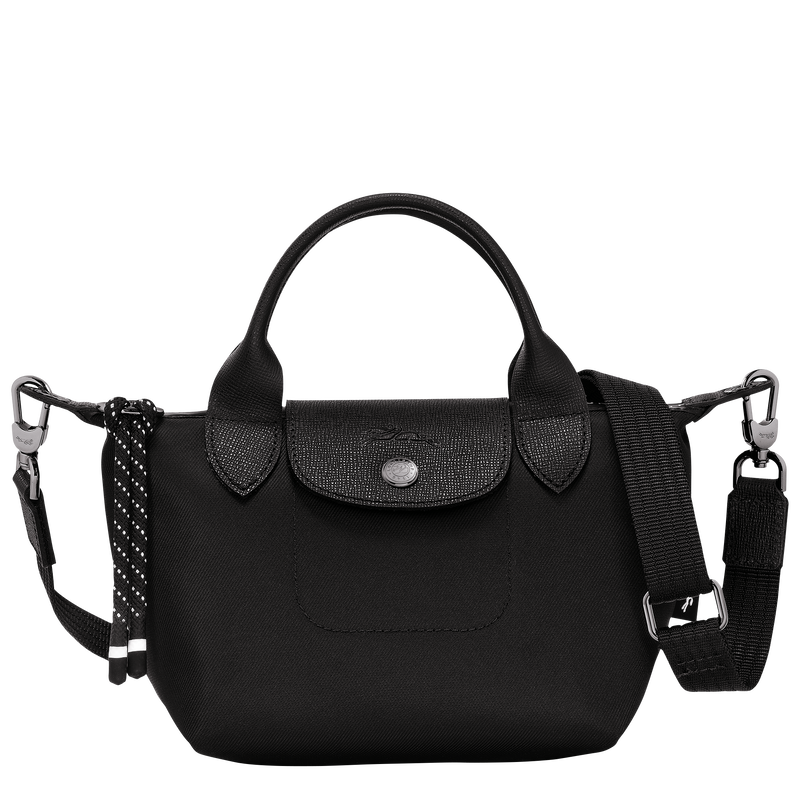 Le Pliage Energy XS Handbag , Black - Recycled canvas  - View 1 of 4