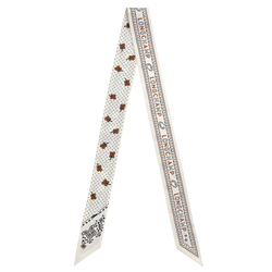 French Bandana Headband , Cashew - Silk