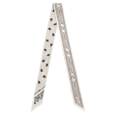 French Bandana Headband , Cashew - Silk