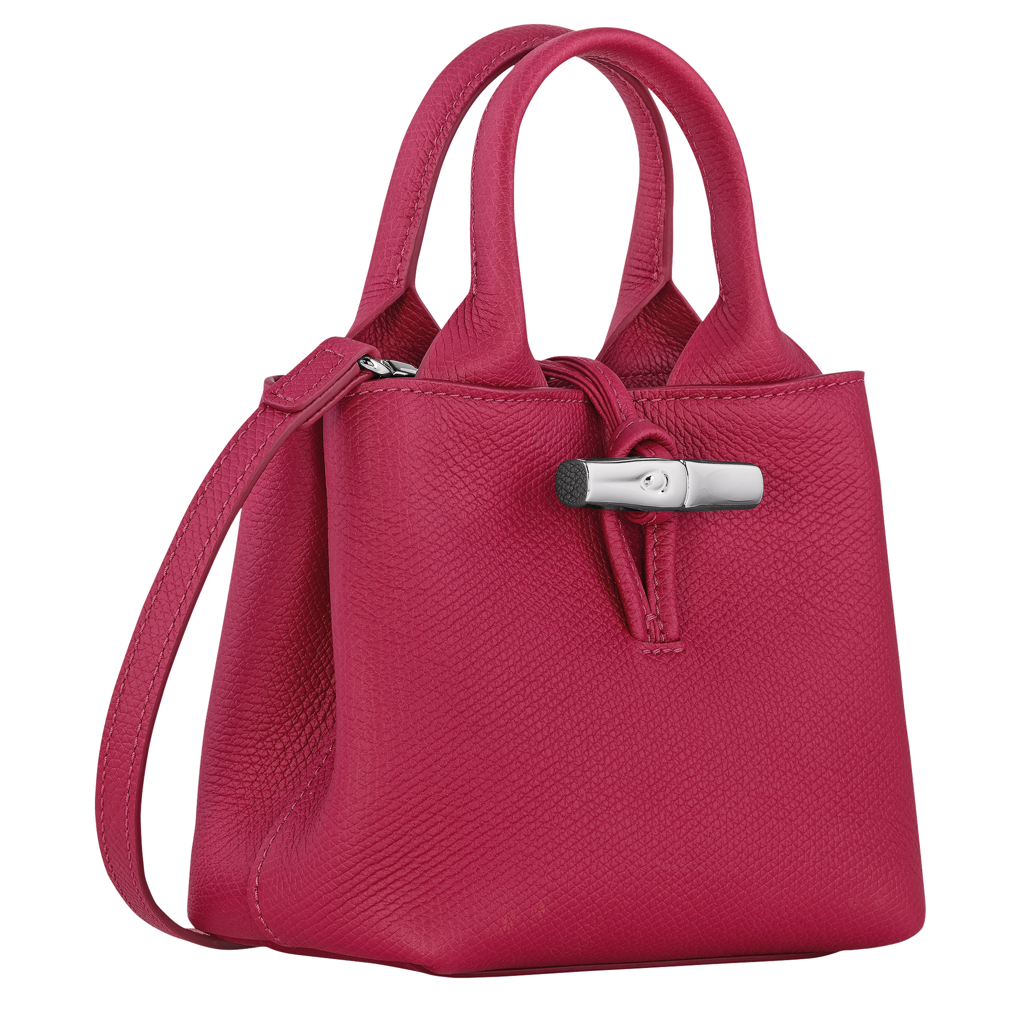 Handbag XS, Beetroot - View 3 of
7 - zoom in Le Roseau Handbag XS, Beetroot
