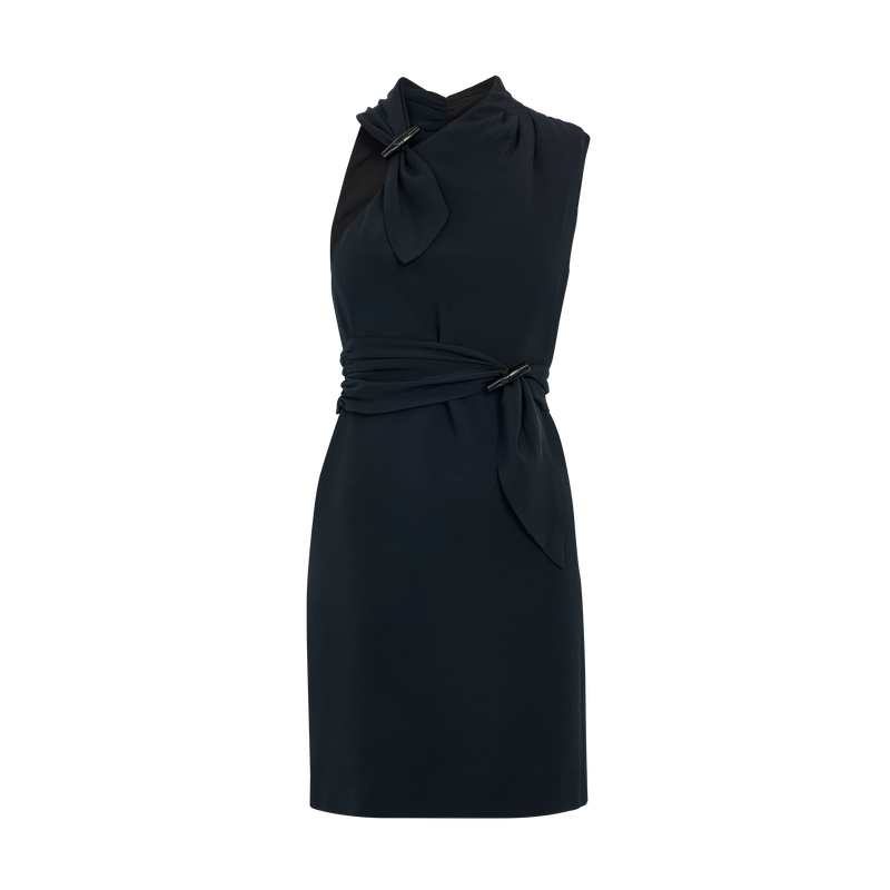 Vestido , Crepe fluido - Preto  - Vista 1 de  5