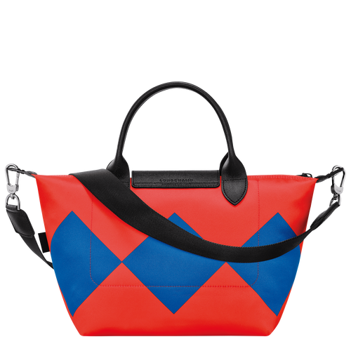 Handtasche S Le Pliage Collection , Canvas - Rot/Kobaltblau - Ansicht 4 von 4