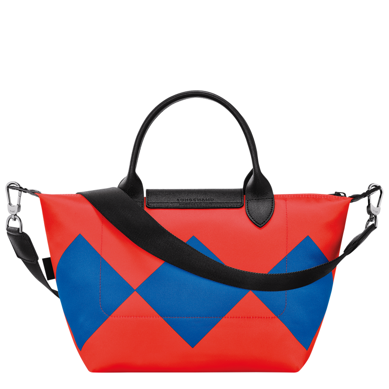 Le Pliage Collection S Travel bag Cobalt/Red - Canvas (L1624HDCB34