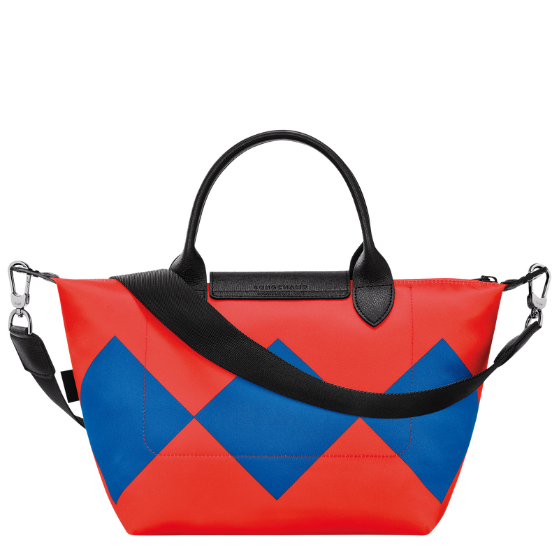 Handtasche S Le Pliage Collection , Canvas - Rot/Kobaltblau  - Ansicht 4 von 4