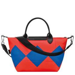 Le Pliage Collection Handtasche S, Rot/Kobaltblau