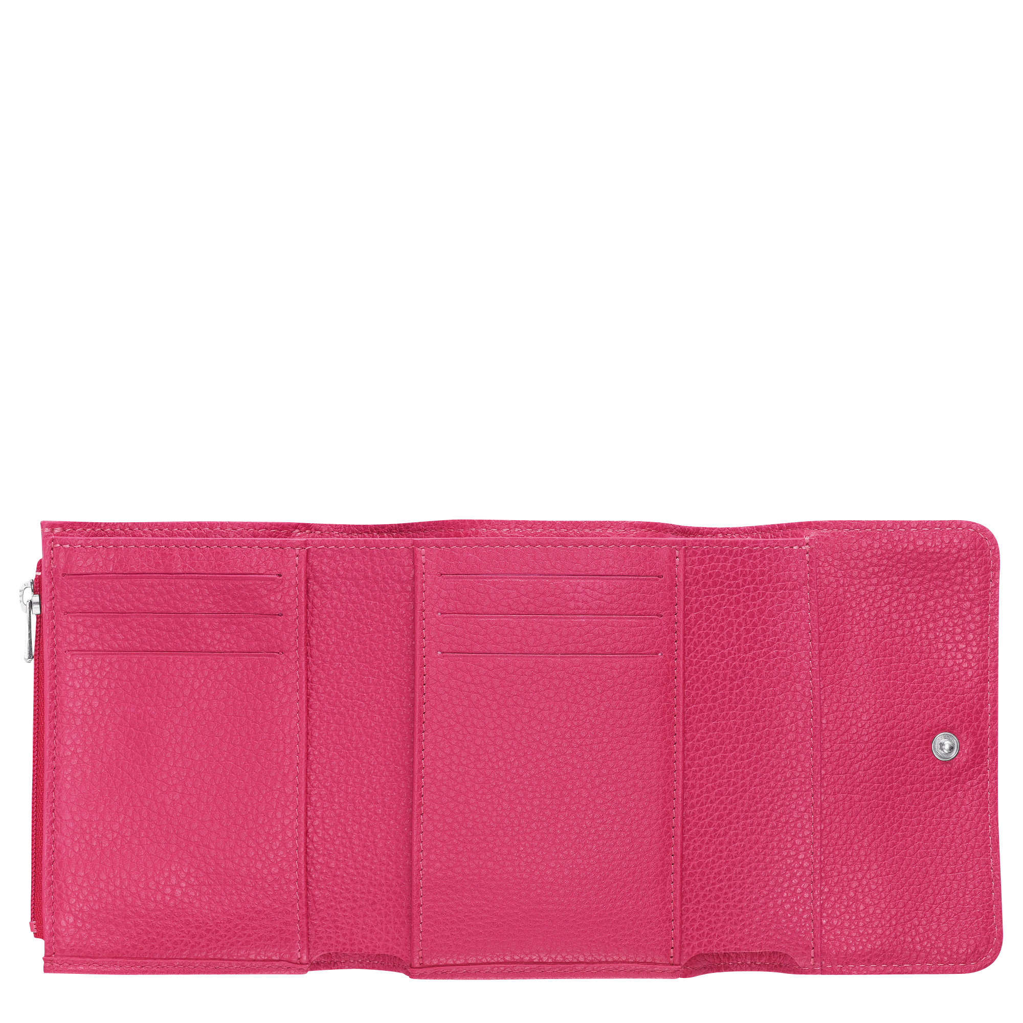 Compact wallet Le Foulonné Pink/Silver 