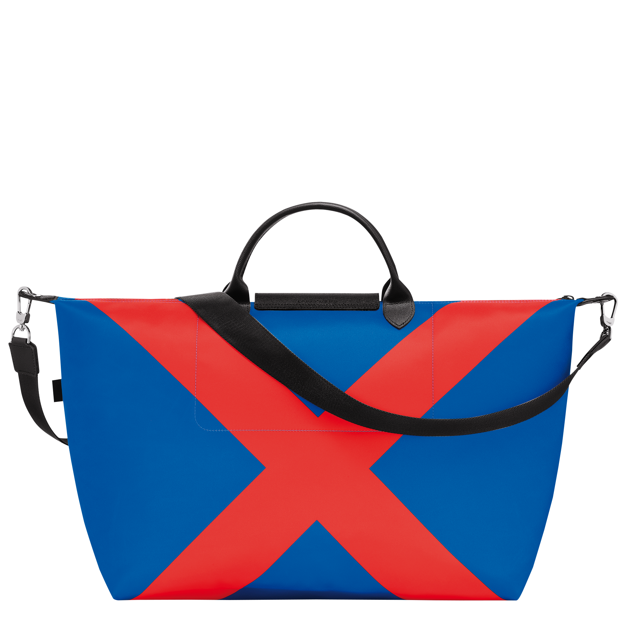 Le Pliage Collection Travel bag S, Cobalt/Red