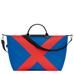 Le Pliage Collection Travel bag S, Cobalt/Red