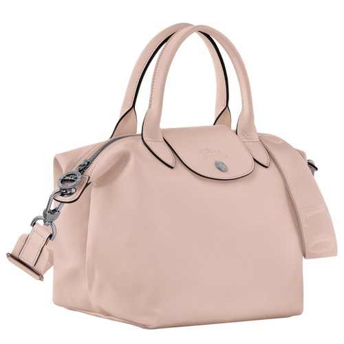 Handtasche S Le Pliage Xtra , Leder - Nude - Ansicht 3 von 5