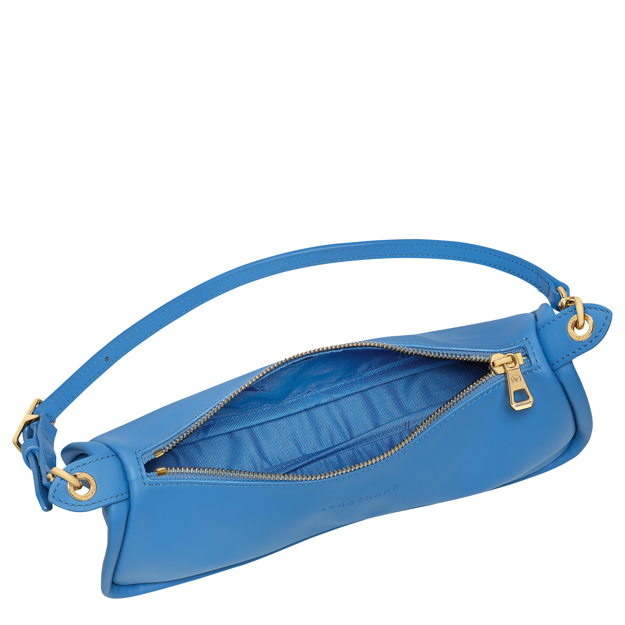 Looong Bolso de hombro M, Azul Vivo