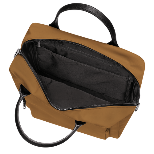 Rucksack M Le Pliage Energy , Recyceltes Canvas - Tabak - Ansicht 4 von 4