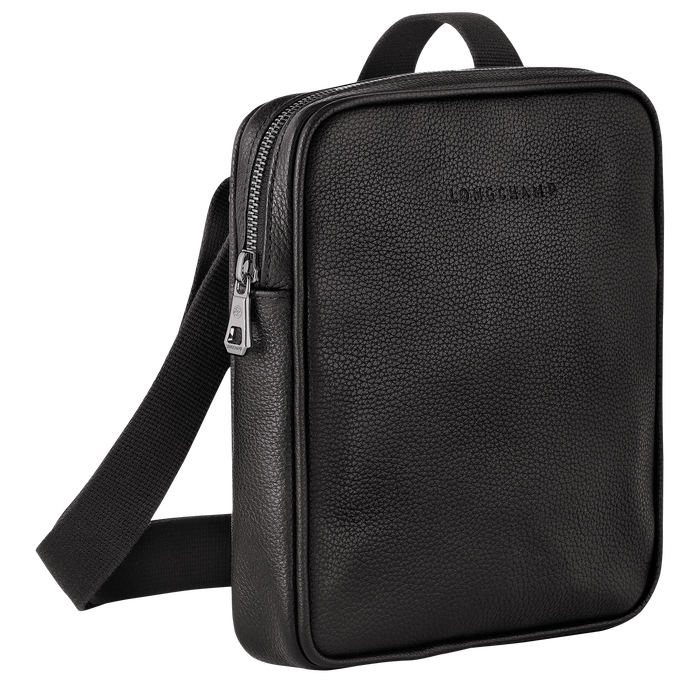 Le Foulonné Crossbody bag XS, Black