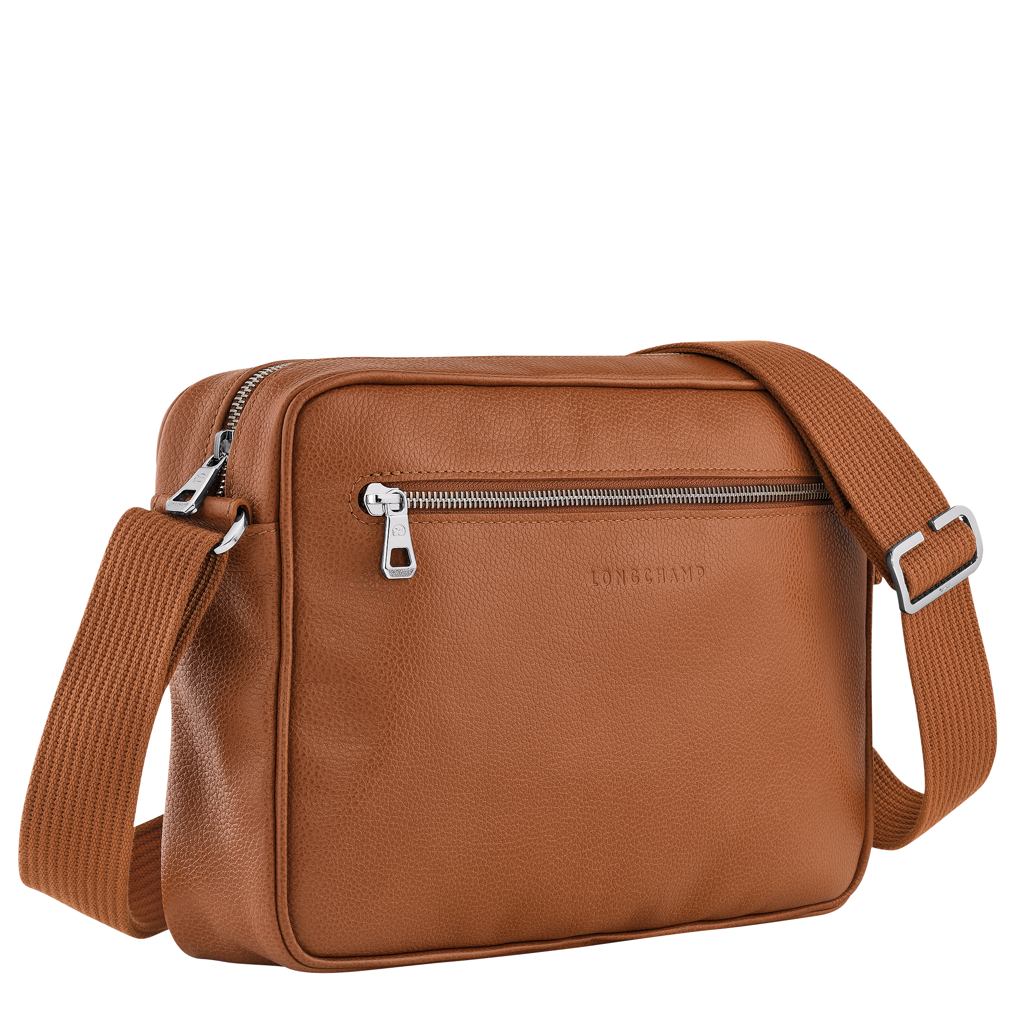 Le Foulonné Camera bag M, Caramel