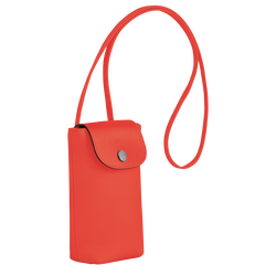 Le Pliage Xtra Mobiltelefon-Etui mit Lederbändchen, Orange