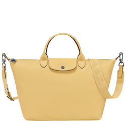 Le Pliage Xtra L Handbag , Wheat - Leather