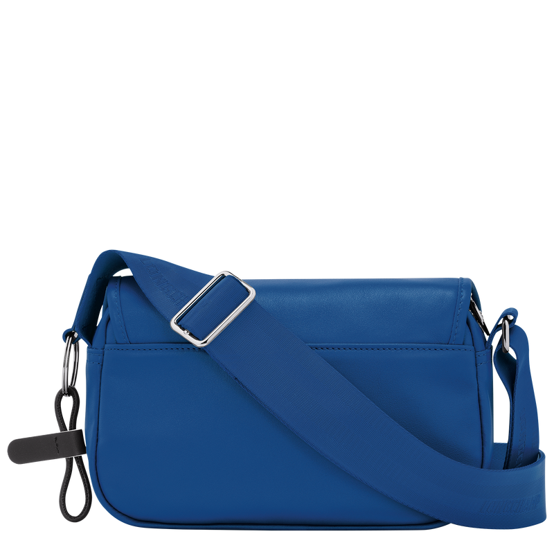 Très Paris Bolso bandolera S , Cuero - Azul eléctrico  - Vista 4 de 4