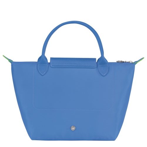 Handtasche S Le Pliage Green , Recyceltes Canvas - Kornblumenblau - Ansicht 4 von 5