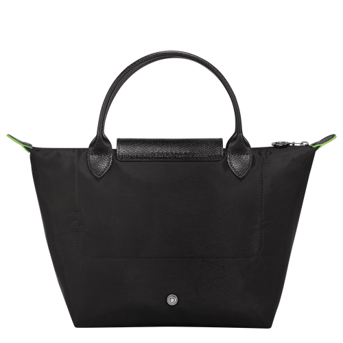 Sac à main S Le Pliage Green , Toile recyclée - Noir - Vue 4 de 7