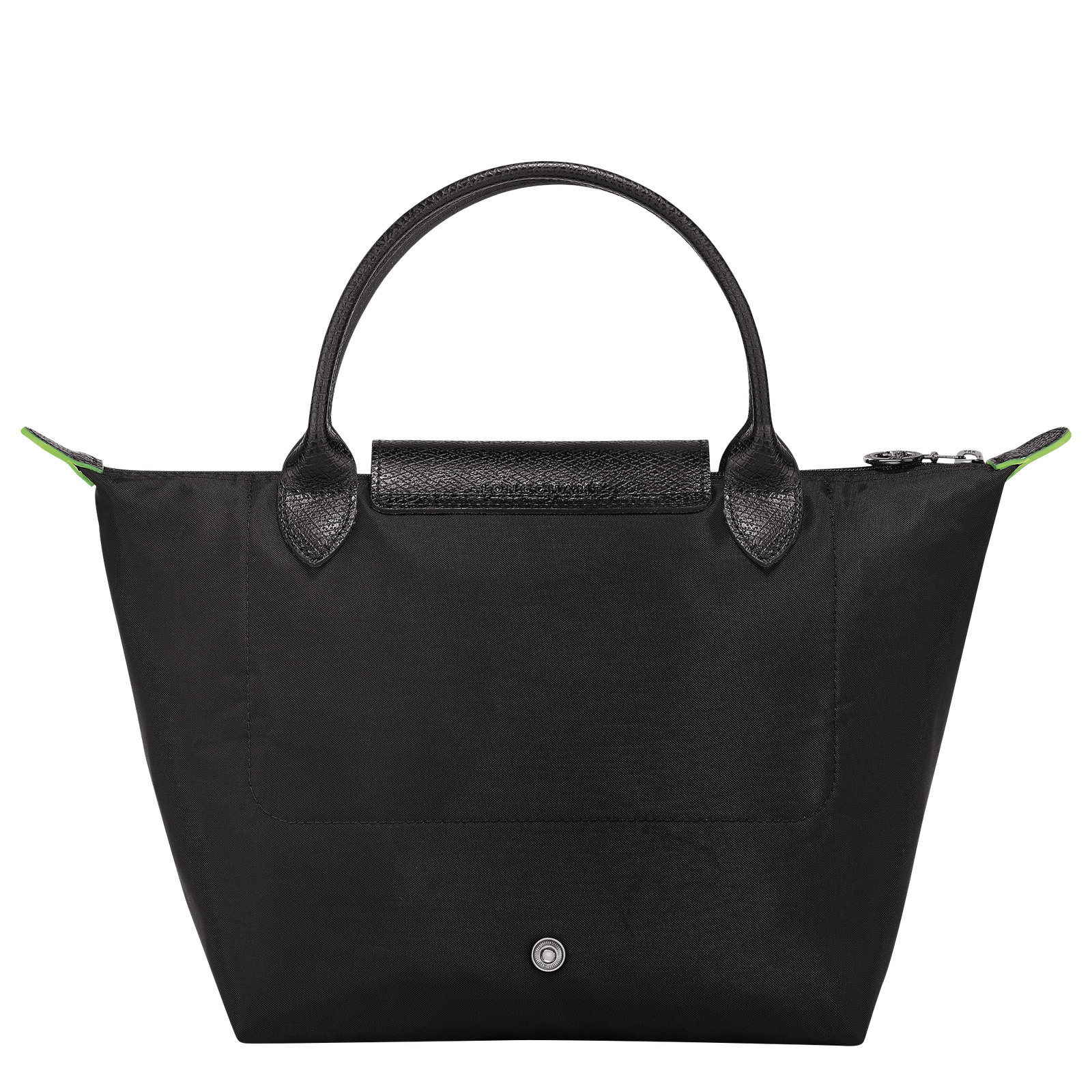 Le Pliage Green S Handbag Black Recycled canvas Longchamp US
