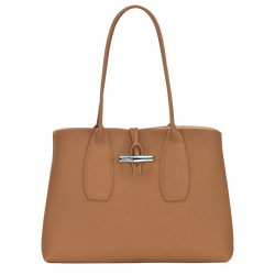 Le Roseau L Tote bag , Natural - Leather