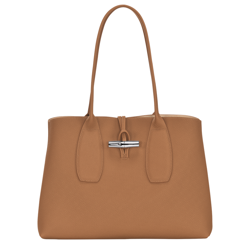 Shopper L Roseau , Leder - Naturel  - Ansicht 1 von 6