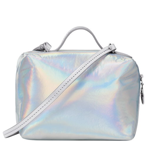 Le Pliage Collection XS Crossbody bag , Silver - Canvas - View 4 of  4
