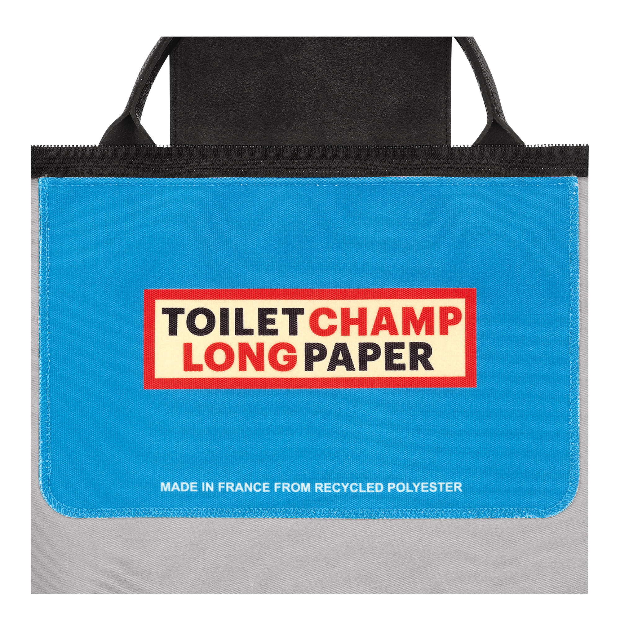 Longchamp x ToiletPaper Reisetasche S, Blau