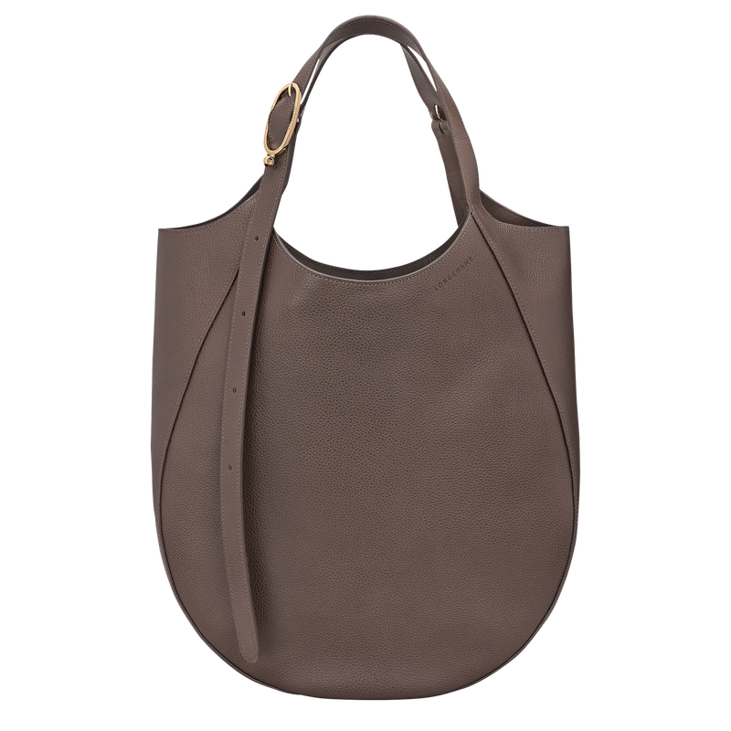 Le Foulonné XL Tote bag , Taupe - Leather  - View 1 of  2