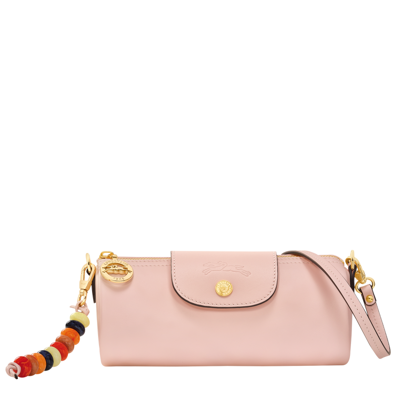 Le Pliage Xtra S Crossbody bag Nude Leather Longchamp US