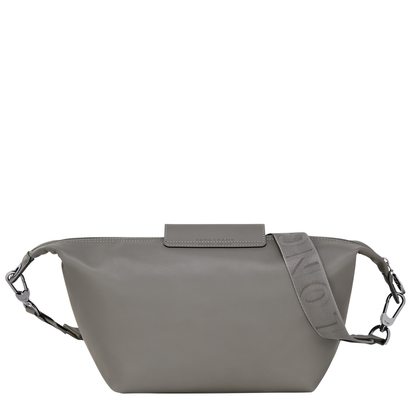 Le Pliage Xtra 半月形單肩包 S , 斑鳩色 - 皮革  - 查看 3 5