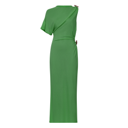 Vestido , Jersey de malha crepe - Matcha