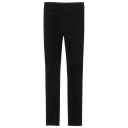 Pantalon , Cuir - Noir