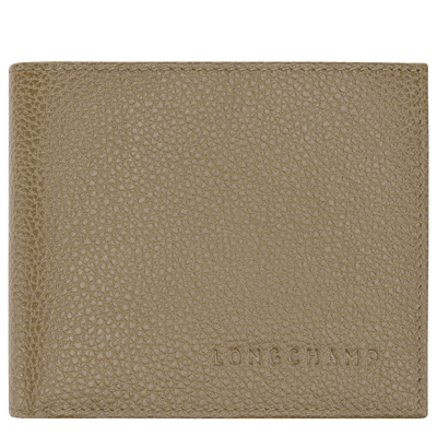 Le Foulonn&eacute; Wallet , Lichen - Leather