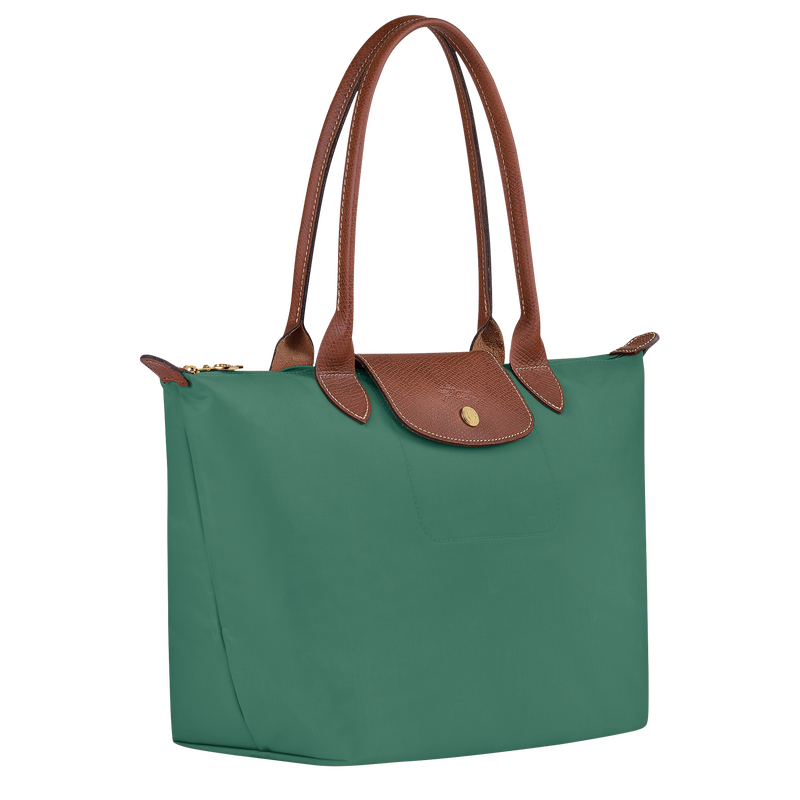 Shopper M Le Pliage Original , Recyceltes Canvas - Salbei  - Ansicht 3 von 5