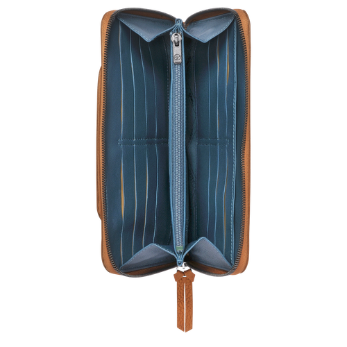 Portefeuille zippé, 121 Caramel Portefeuille zippé, 121 Caramel, hi-res