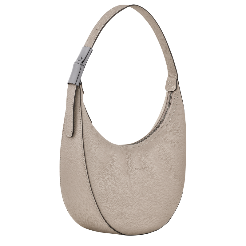 Le Roseau Essential M Hobo bag , Clay - Leather  - View 3 of  4