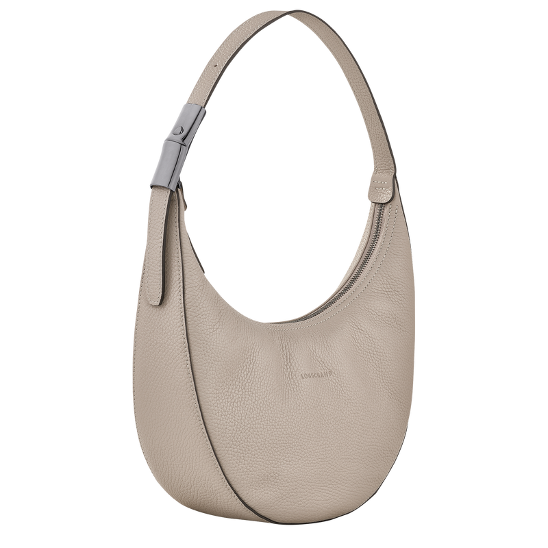 Roseau Essential M Hobo bag , Clay - Leather  - View 3 of  4