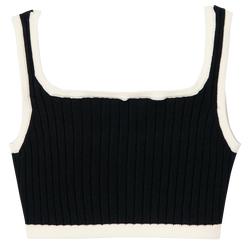 Kollektion Frühjahr/Sommer 2023 BH in Strickware, Schwarz
