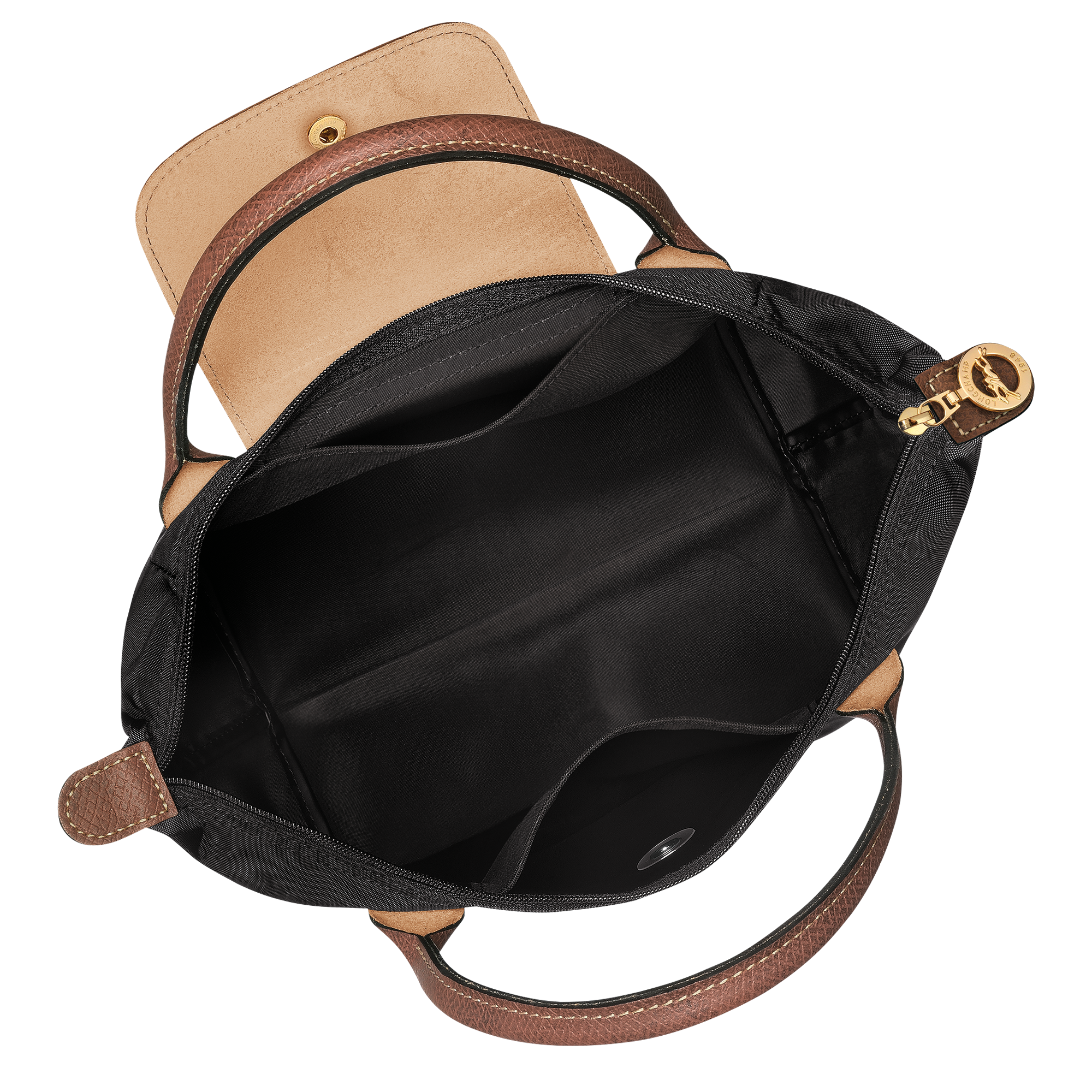 Le Pliage Original Bolso con asa superior S, Negro