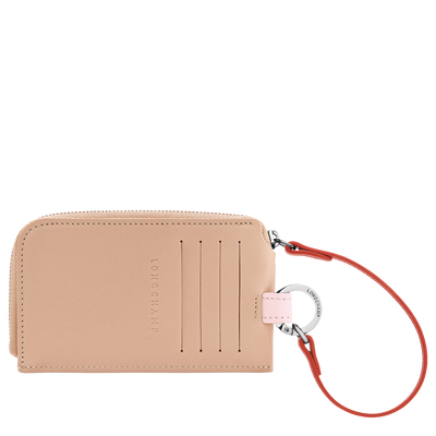 Le Pliage Collection Card holder , Beige - Leather