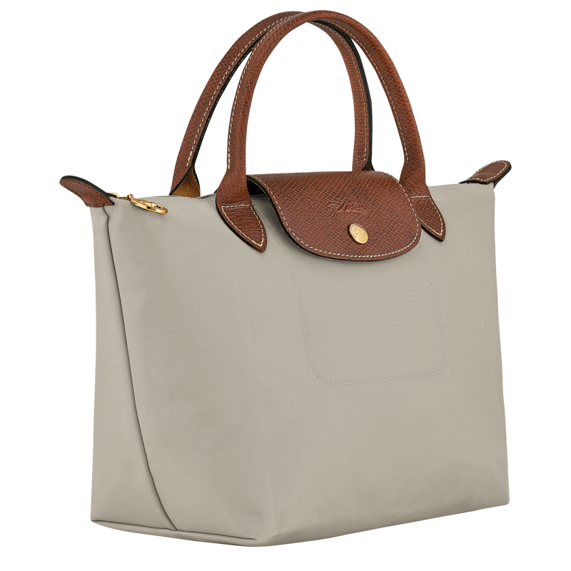 Borsa con manico S Le Pliage Original , Tela riciclata - Grigio Verde  - View 3 of  7